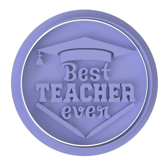 Best Teacher Ever V1 stamp - Chickadee