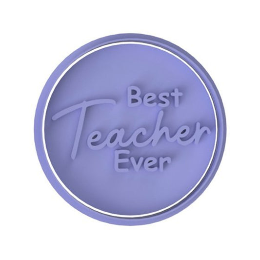 Best Teacher Ever V2 stamp - Chickadee