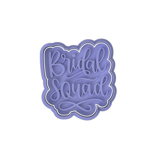 Bridal Squad cutter and stamp - Chickadee