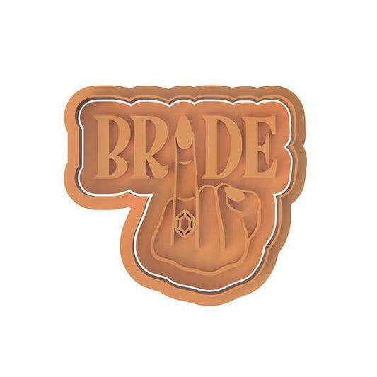 Bride Ring Hand Cutter and Stamp - Chickadee