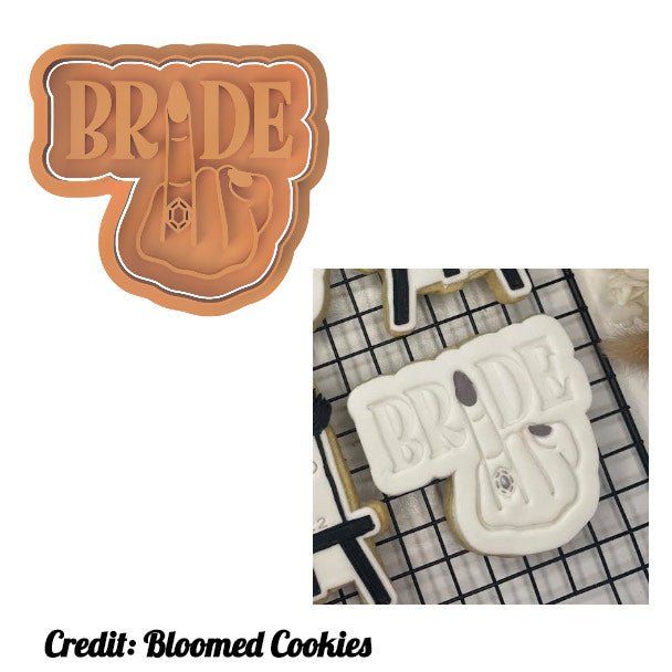 Bride Ring Hand Cutter and Stamp - Chickadee