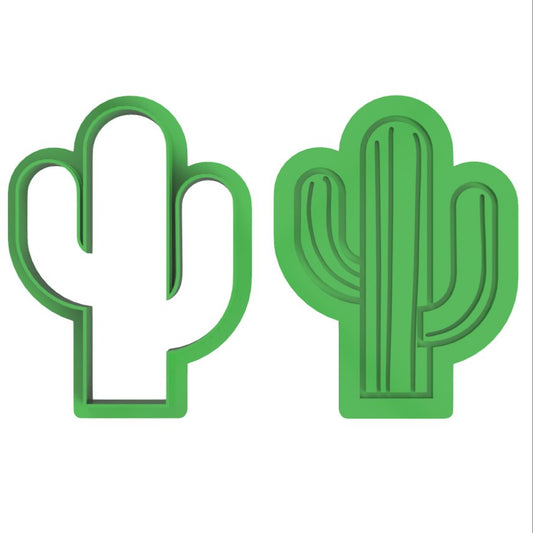 Cactus V1 cutter and raised stamp - Chickadee