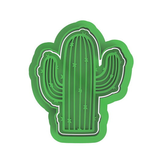 Cactus V4 cutter and stamp - Chickadee
