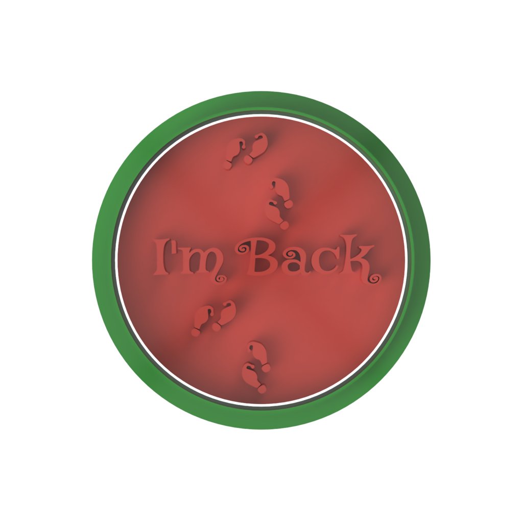 Christmas I'm Back stamp only - Chickadee