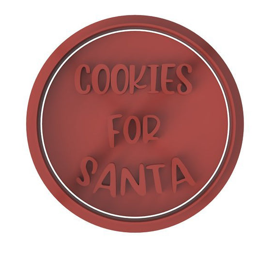 Cookies for Santa V2 Stamp only - Chickadee