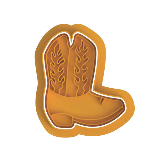 Cowgirl boot V2 Cutter and stamp - Chickadee