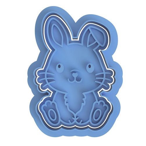 Cute Bunny Cutter and Embossed stamp - Chickadee