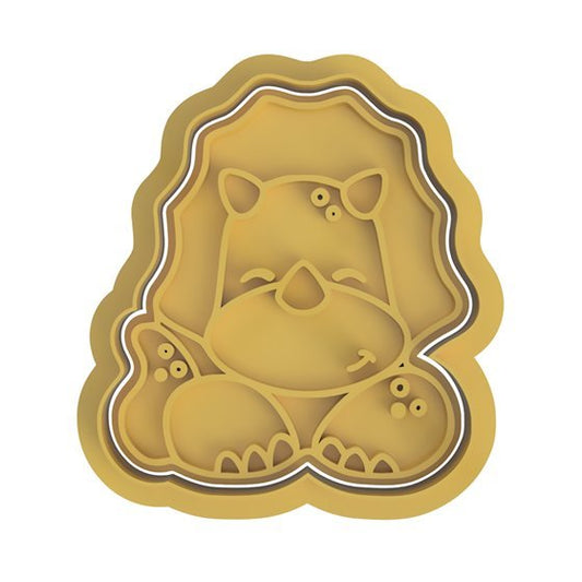 Cute Dinosaur V2 Cutter and Embossed stamp - Chickadee