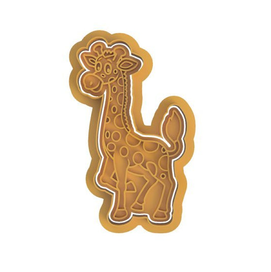 Cute Giraffe Cutter and Embossed stamp - Chickadee