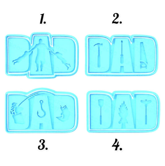 Dad Theme cutter and raised stamp - Chickadee