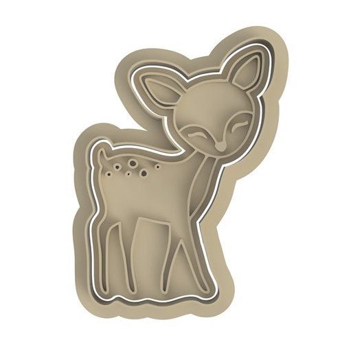 Deer V1 Cutter and stamp - Chickadee