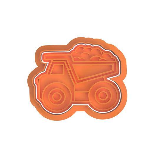 Dump Truck V1 Cutter and Stamp - Chickadee