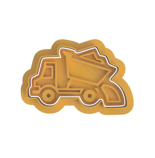 Dump Truck V2 Cutter and Stamp - Chickadee