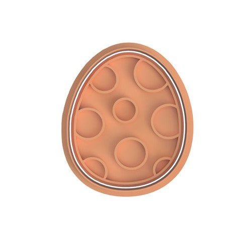 Easter Egg V11 Cutter and Stamp - Chickadee
