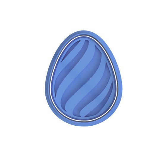 Easter Egg V7 Cutter and Stamp - Chickadee