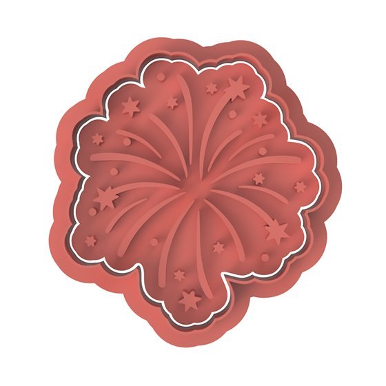 Fireworks cutter and stamp - Chickadee