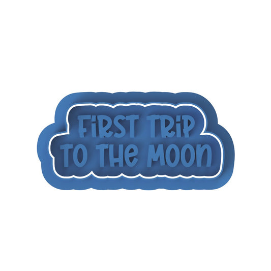 First Trip to the Moon Cutter and stamp - Chickadee