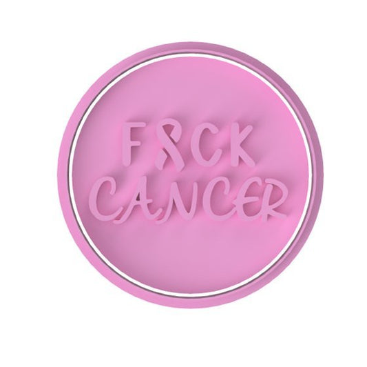 F**k Cancer Stamp only - Chickadee