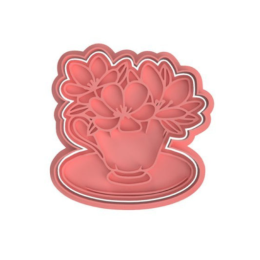 Floral Cup - Chickadee