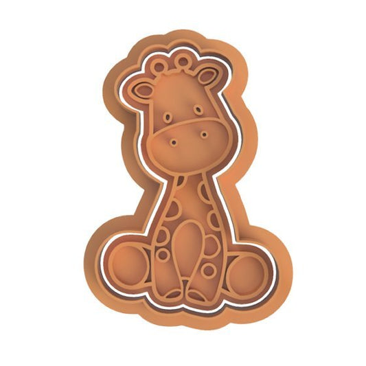 Giraffe Baby Cutter and Stamp - Chickadee