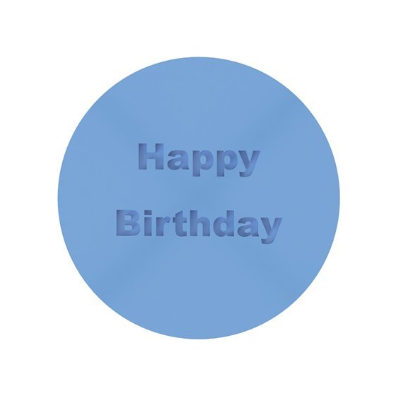 Happy Birthday V4 stamp only - Chickadee