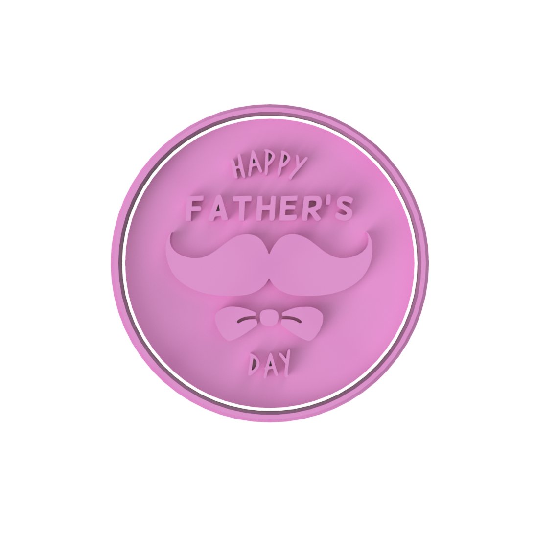 Happy Father's Day V2 - stamp only - Chickadee