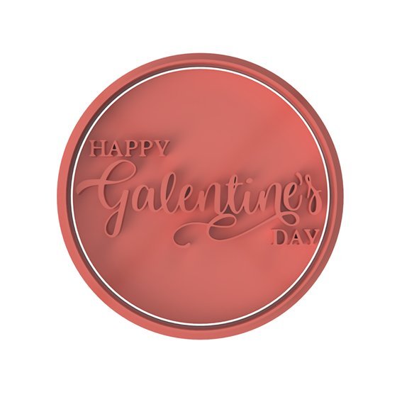 Happy Galentine's Day V1 Stamp only - Chickadee