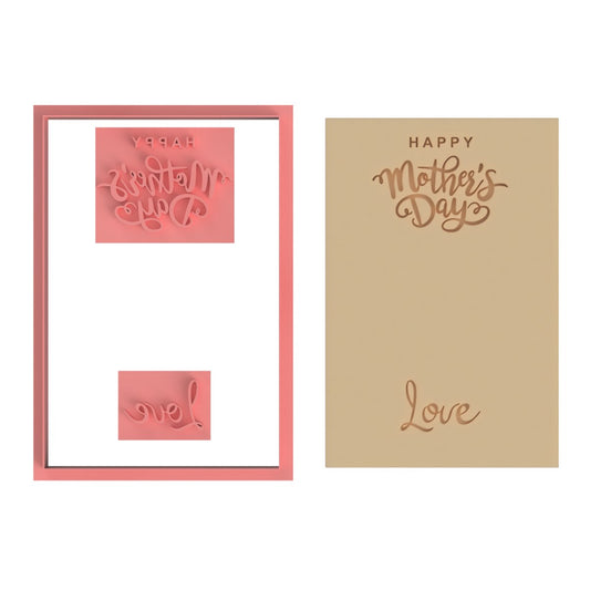 Happy Mother's Day Cookie Card - Chickadee