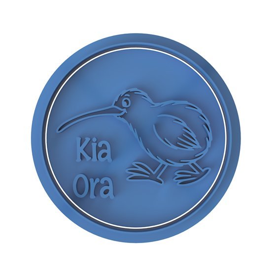 Kia Ora with Kiwi Bird Stamp only - Chickadee