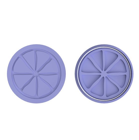 Lemon Full Slice V2 Cutter and stamp - Chickadee