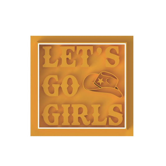 Let's Go Girl Cutter and stamp - Chickadee