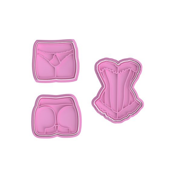 Lingerie cutter and stamp - Chickadee
