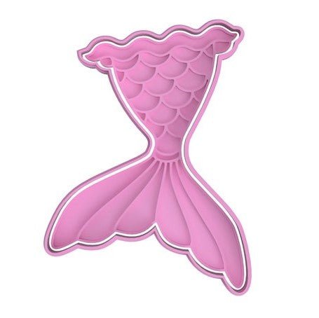 Mermaid Tail V2 Cutter and Stamp - Chickadee