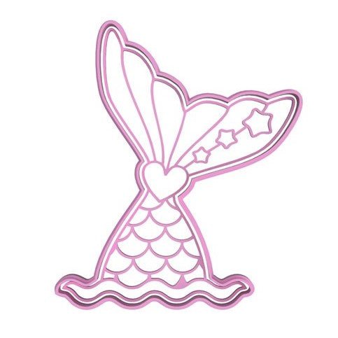 Mermaid Tail V3 Cutter and Stamp - Chickadee