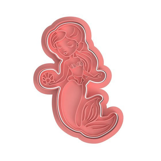 Mermaid V3 Cutter and Stamp - Chickadee