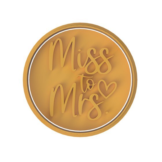 Miss to Mrs V2 Stamp - Chickadee