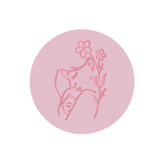 Mother and Baby V1 Raised Stamp only - Chickadee