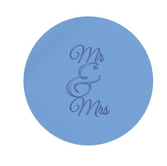 Mr & Mrs cookie stamp V3 - Chickadee