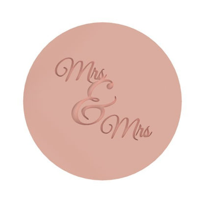 Mrs & Mrs cookie stamp V1 - Chickadee