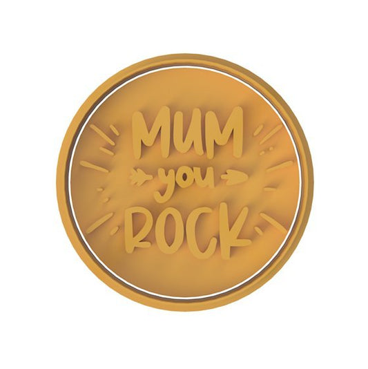 Mum You Rock - Stamp only - Chickadee