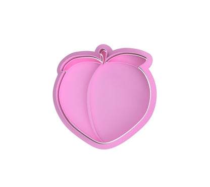 Peach Cutter and stamp - Chickadee