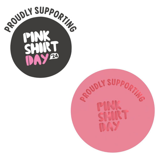 Pink Shirt Day Raised Stamp ONLY - Chickadee