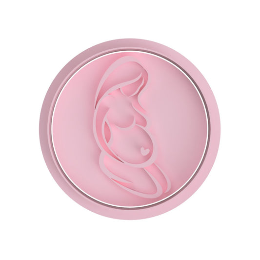 Pregnant Mother V1 Stamp only - Chickadee