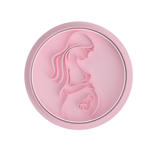 Pregnant Mother V2 Stamp only - Chickadee