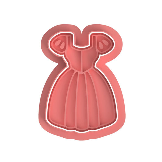 Princess Dress 4 Cutter and stamp - Chickadee