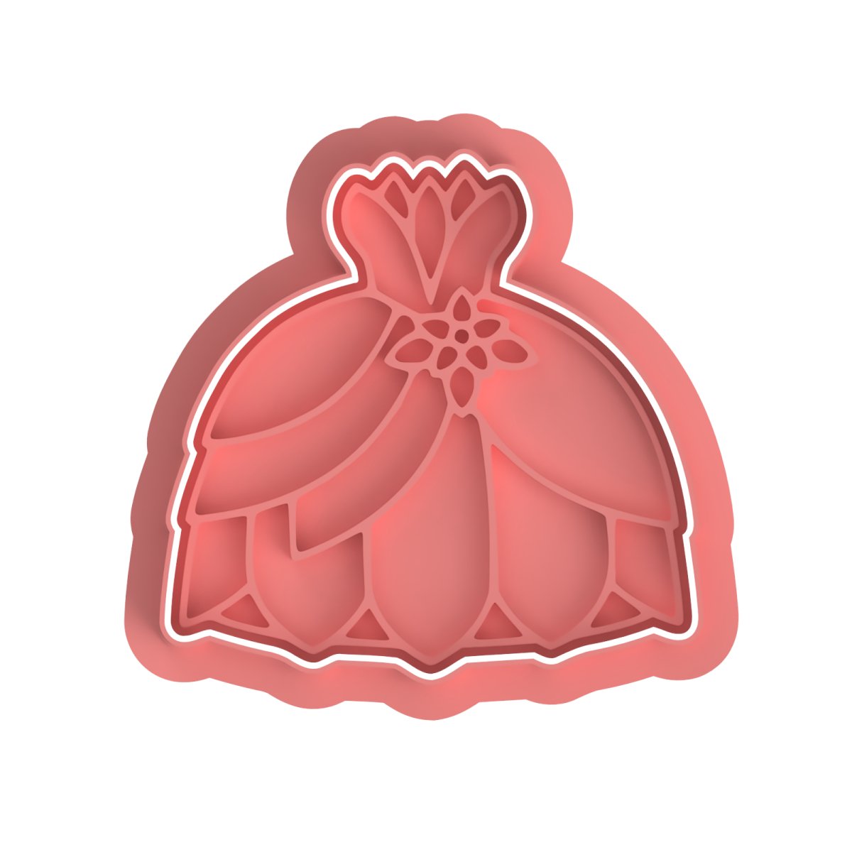Princess Dress 5 Cutter and stamp - Chickadee