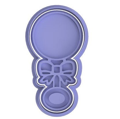 Rattle V1 Cutter and stamp - Chickadee