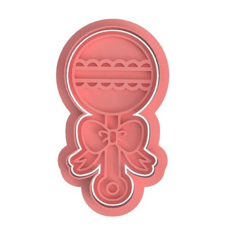 Rattle V2 Cutter and stamp - Chickadee