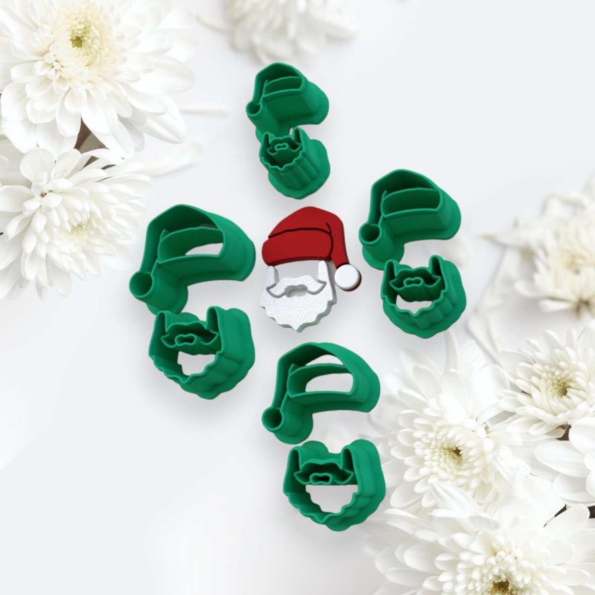 Santa Face and Hat Cutters - Chickadee