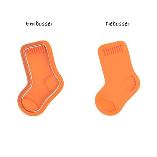 Socks Cutter and stamp - Chickadee